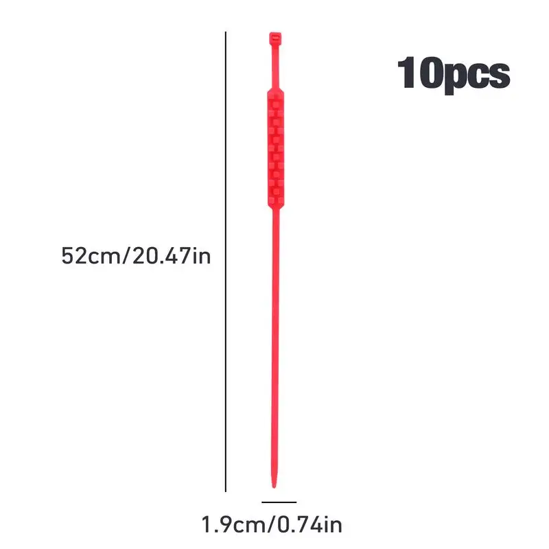 10pcs Car Motorcycle Tire Chains Winter Snow Anti-Skid Tyre Cable Ties Auto Outdoor Snow Tire Tyre Anti Skid Chain Accessories