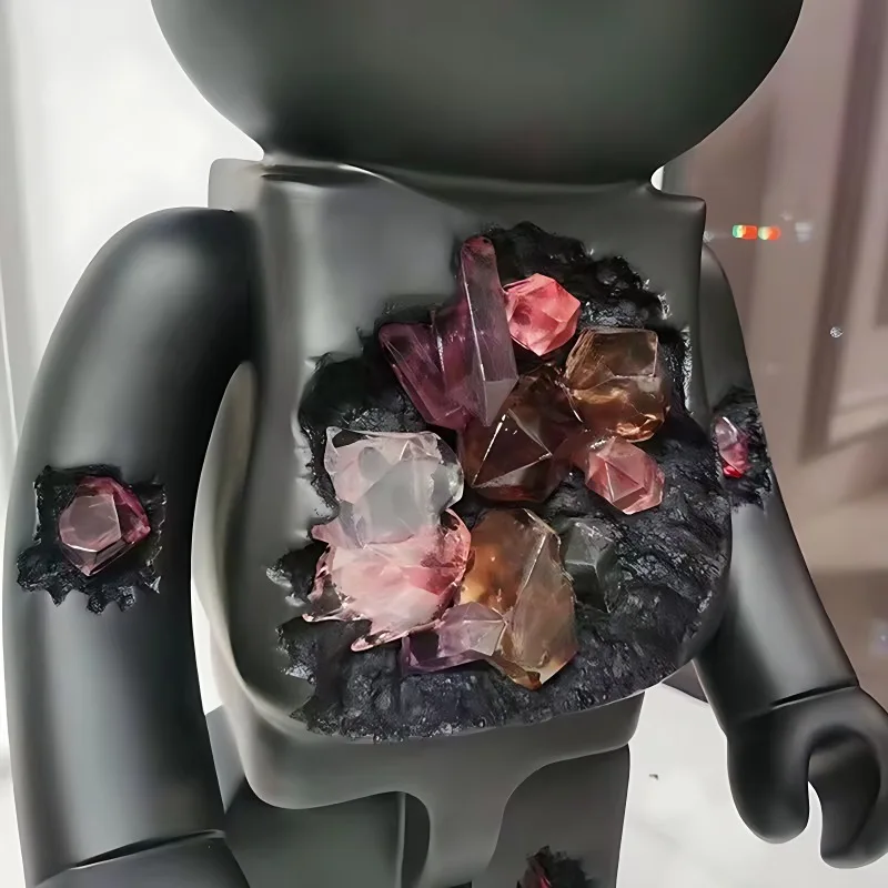 Creative Crystal Violent Bear, Large Ornament, Floor-standing Erosion, Internet Celebrity, Living Room 5