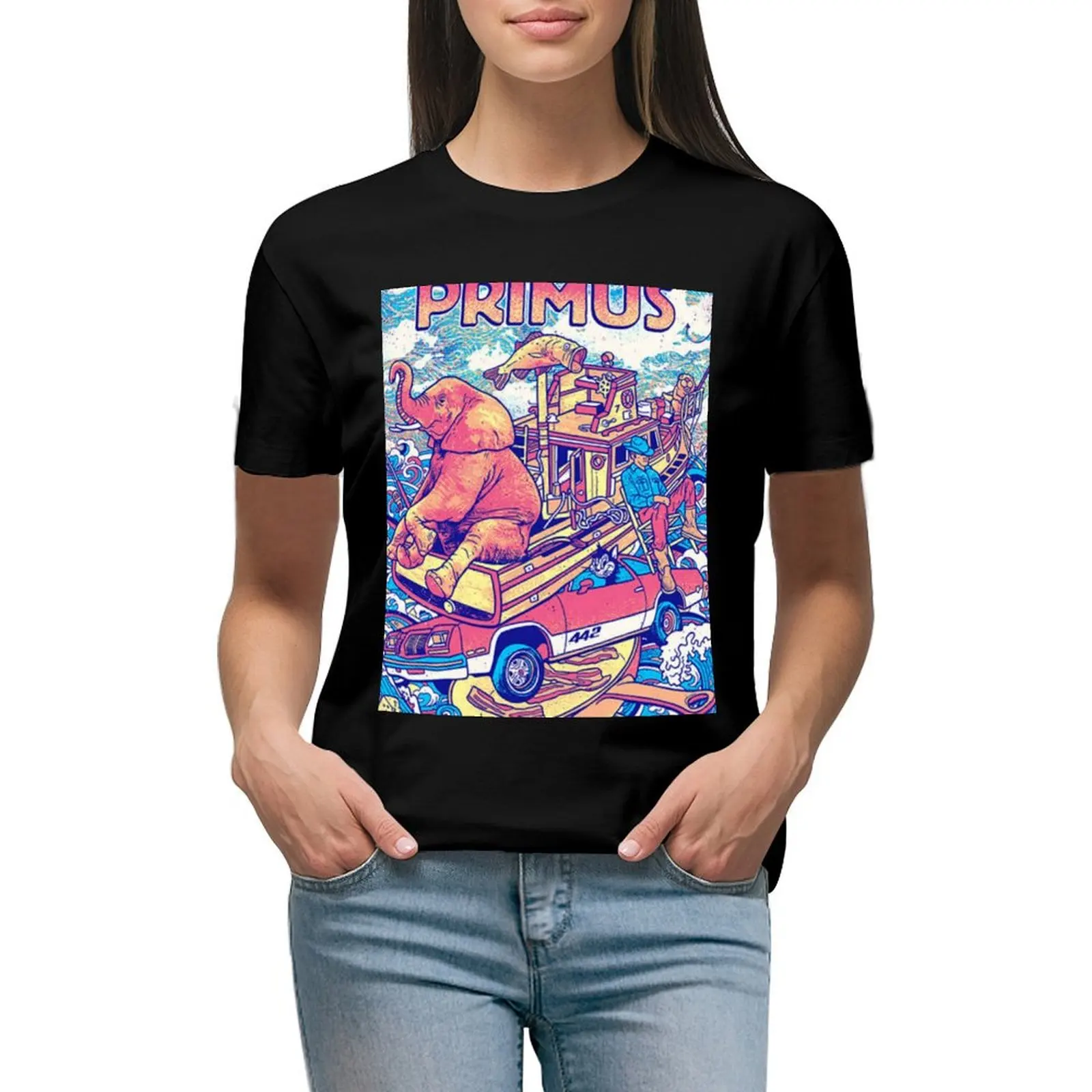 

Primus T-Shirt summer top female Female clothing cat shirts for Women