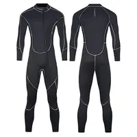 HOT Wetsuits Men 1.5MM Neoprene Diving Surfing Swimming Full Suits in Cold Water Keep Warm Front zipper for Water Sports 110KG 1