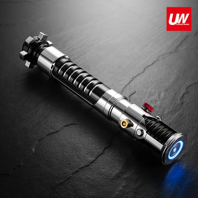 

Ultimate Works Obi Wan Ep2 Neopixel Lightsaber with Pixel Blade Proffie or Asteria 2.5 Board Heavy Dueling Cosplay laser Sword