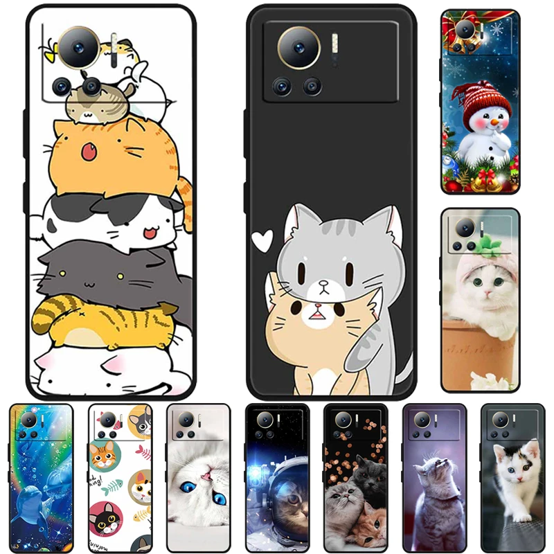 Custodie Per Infinix Note 12 Vip Cover X672 Lovely Cat Soft Tpu Cover Posteriore In Silicone Per Infinix Note 12 Custodie Per Telefoni Vip Note12 Vip