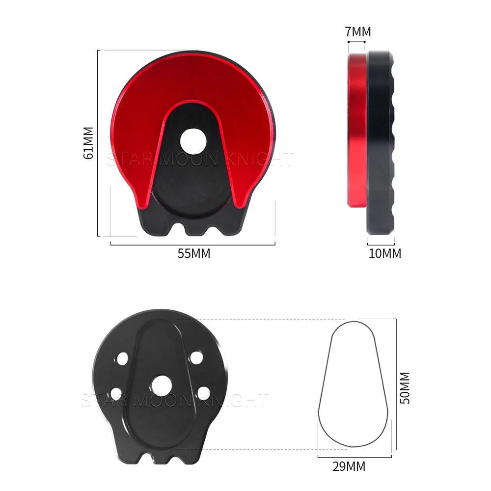 Vespa Lx Side Stand Extension Pad | Vespa Sprint 150