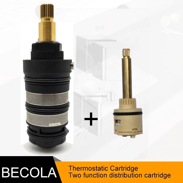 The Cartridge For Thermostatic Shower Faucet Mixing Valve Concealed Easy-mount Box Brass Concealed Valve