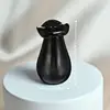 Pack of 4 Tiny Glass Vases Cats Whiskers Holder Miniature Flower Jars Small Decorative for DIY Plant Decoration 6