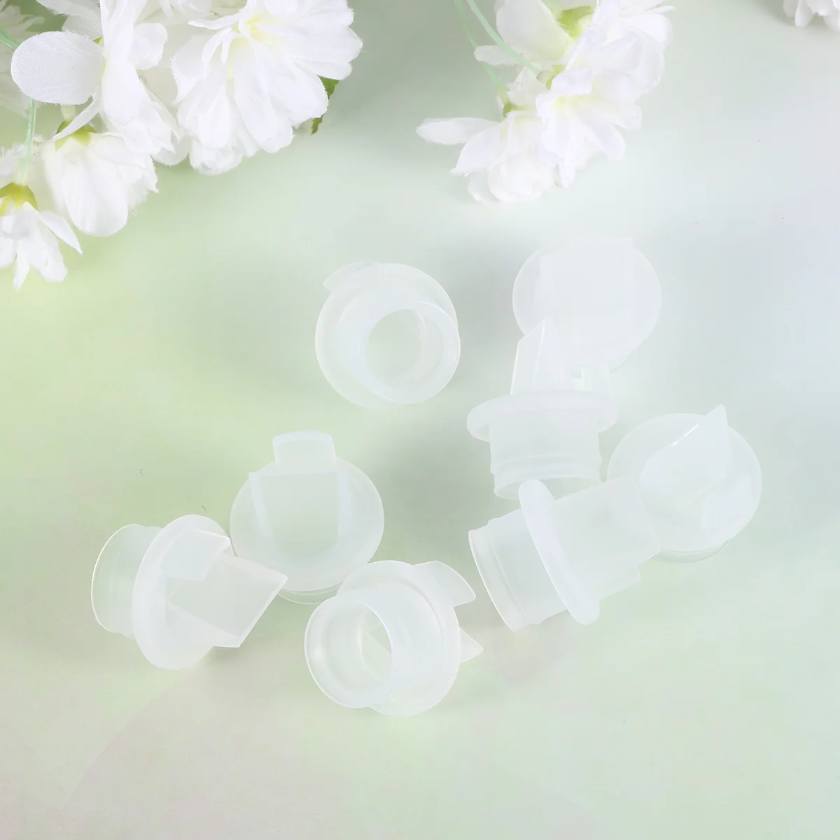 8pcs Breast Milk Extractor Accessories Electric Breast Pump Silicone Replace Accessories Pump Parts For Baby breast pump accessories breast pumps silicon replacement parts
