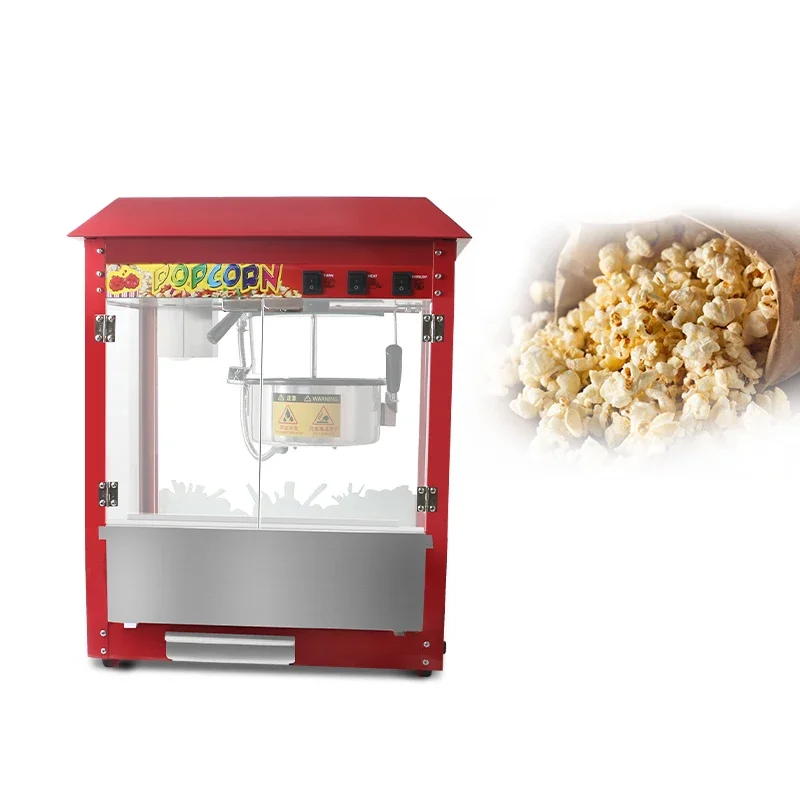 China Price Cinema Electric Automatic Popcorn Maker Industrial Commercial Popcorn Machine