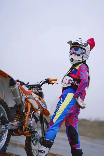 Dirt Bike Boots Women's Motocross Jersey Pants Set MX/ATV/Dirt