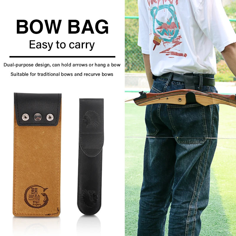 Archery Belt Bow Holder Bow Hook Portable Bow Stand Longbow Traditional Recurve Bow and Arrow Hunting for Accessories