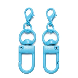 Colorful Alloy Snap Lobster Clasp Hooks for DIY Accessories and Crafts Wholesale (Sky blue)