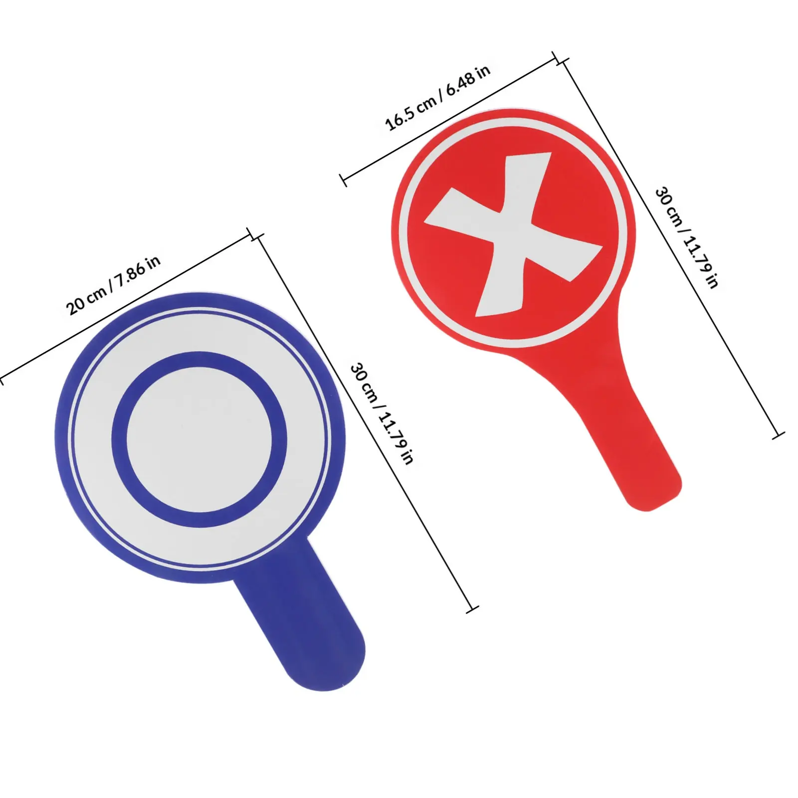 3개입 교실 투표용 패들, 건식 지우개, 재사용 가능한 휴대용 교사용품, 학생 상호작용용, 정답/잘못/예/아니요 답변 가능
