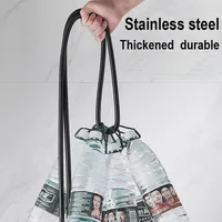 1.5/2M Stainless Steel Shower Hose Black/Silver Long Bathroom Shower Water Hose Extension Plumbing Pipe Showerhead Tube 5