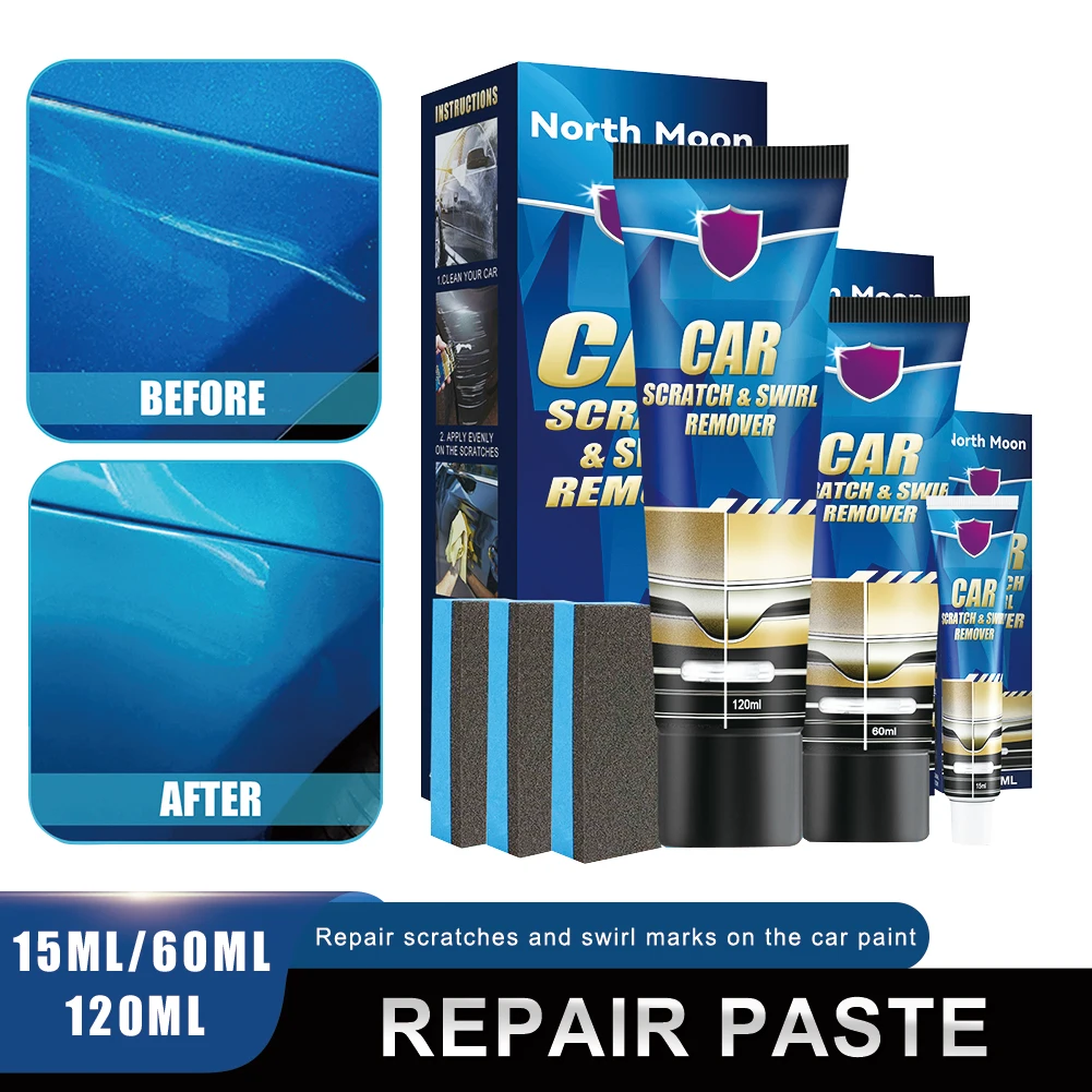 

Car Scratch Repair Paste Paint Scratch Swirl Mark Remover Auto Paint Care Maintenance Polishing Wax Cleaning Tool Accessories