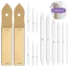 12Pcs Blending Stumps Tortillions Set Sandpaper Pencil Pointer Drawing Tools Sketch Charcoal Pencils Art Supplies 4