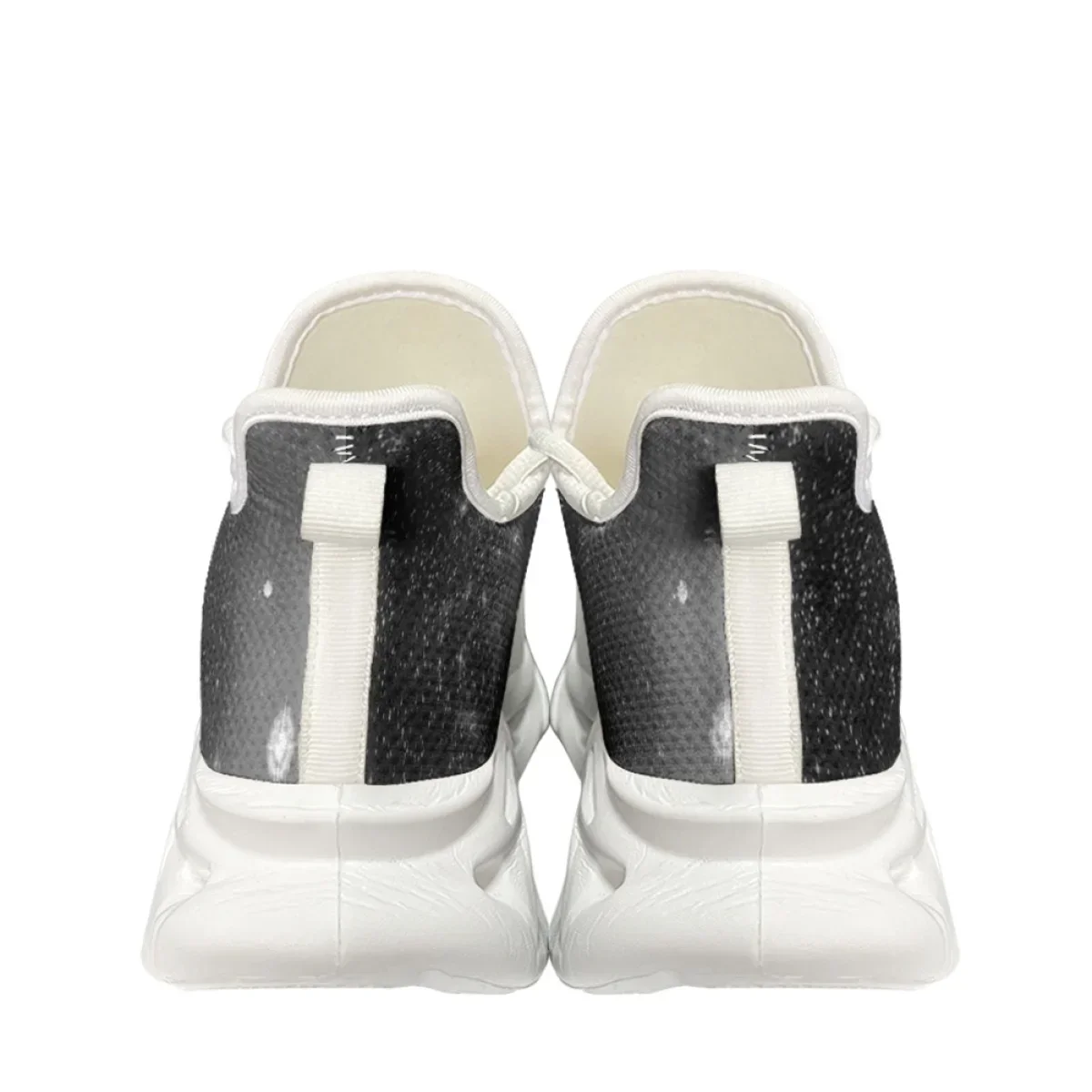 Valentine's Day Gift 3D Red Rose Design Ladies Sneakers Comfortable Shock Absorption Running Shoes Lightweight Flat Shoes