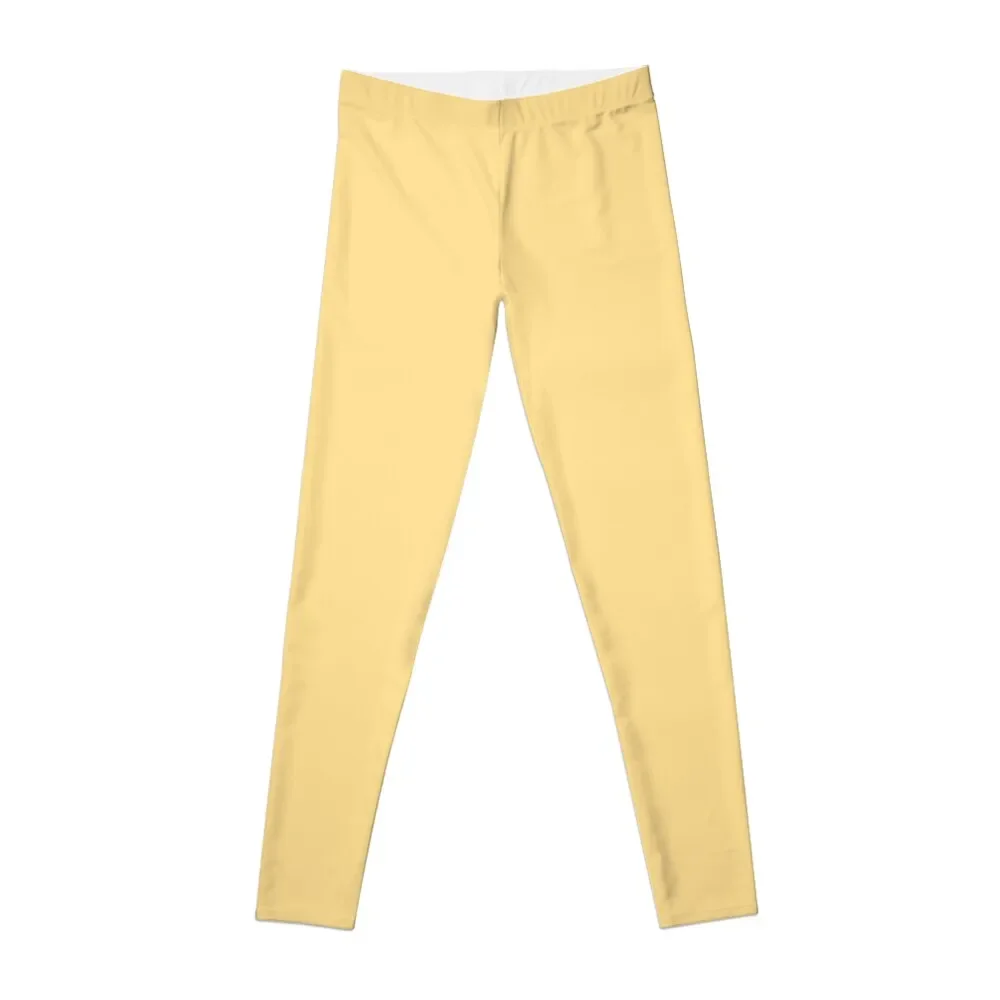 Favoloso Colore Giallo Pastello Coppie Di Colore Solido A Sherwin Williams Sunny Veranda Sw 9017 Leggings Abbigliamento Sportivo Per Leggings Da Donna