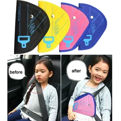Triangular Child Seat Belt Protector Adjuster Pad Car Safety Baby Shoulder Strap Cover for Child Neck Protector Positioner