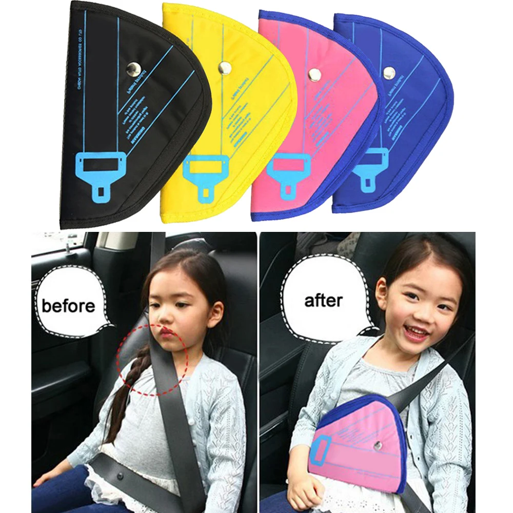 Triangular Child Seat Belt Protector Adjuster Pad Car Safety Baby