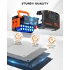 150W Peak Solar Generator with 30W Solar Panels, 111Wh Camping Portable Power Station with AC Power Outlet 6