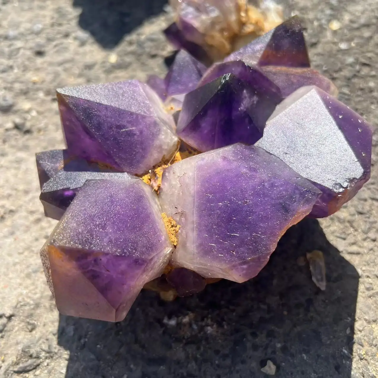 Huge Natural Uruguay Amethyst Large Hole Cluster Quartz Mineral Specimen Original Stone Degaussing 3