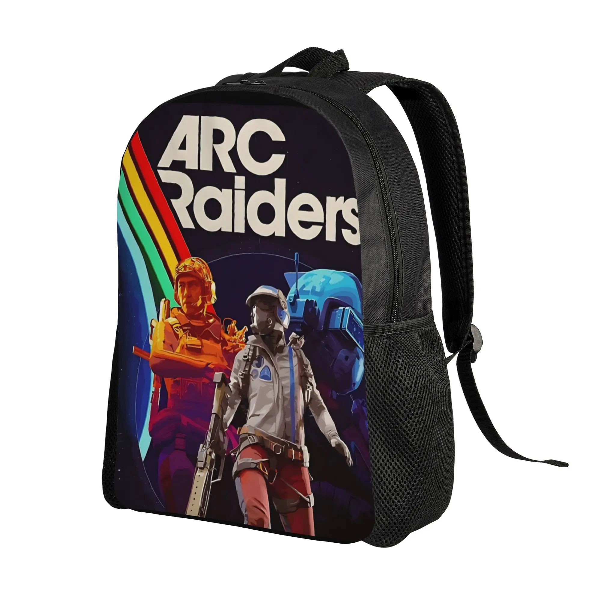 ARC Raiders 백팩 남성용 여성용 멋진 고등학교 비즈니스 데이팩 슈팅 게임 대학 숄더백 야외용