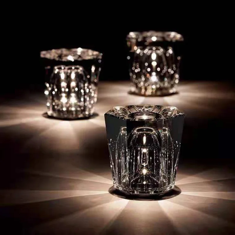 

Crystal Diamond Rechargeable Table Lamp KTV Bar Atmosphere Lamp Desktop Bedroom Bedside Lamp Creative Gift