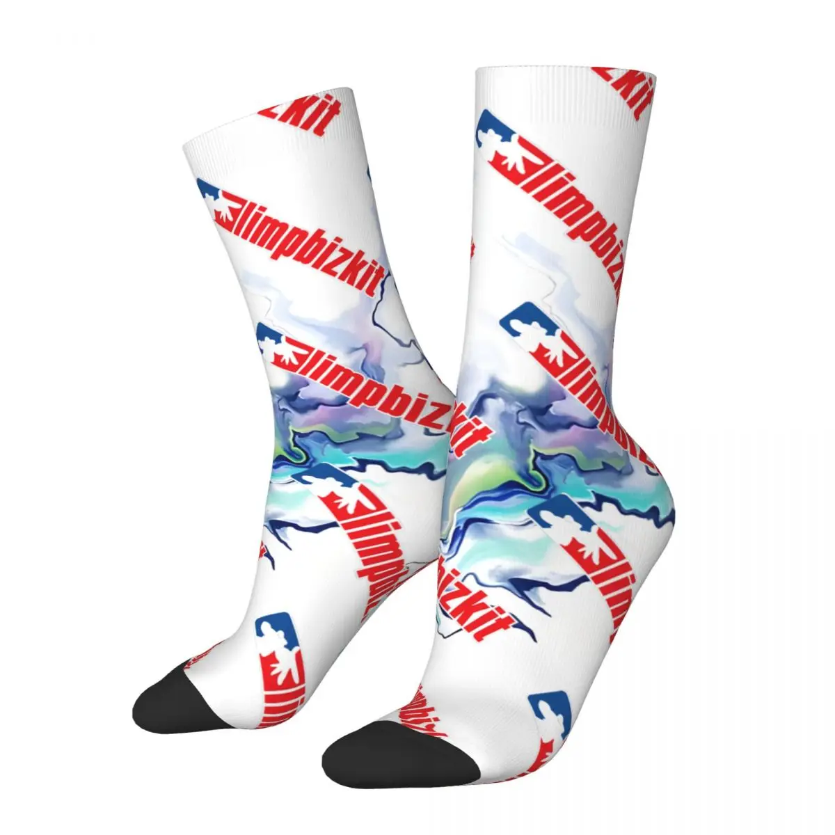 

Мужские носки Rapcore винтажные Harajuku Limp Bizkit в уличном стиле Новинка Бесшовные короткие носки