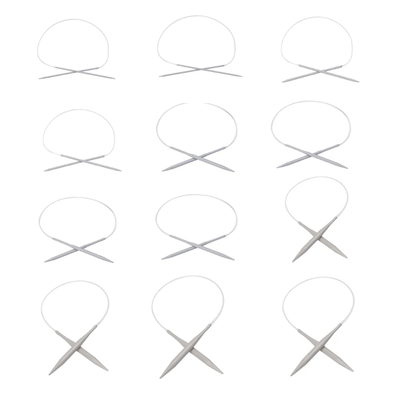 

N7MD Aluminum Circular Knitting Needles 40cm/15.75" All Size