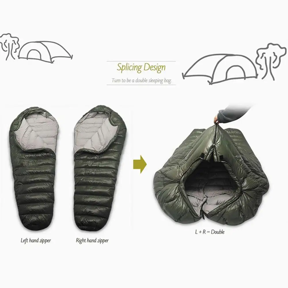 Kamperbox Waterproof Winter Sleeping Down Bag 4