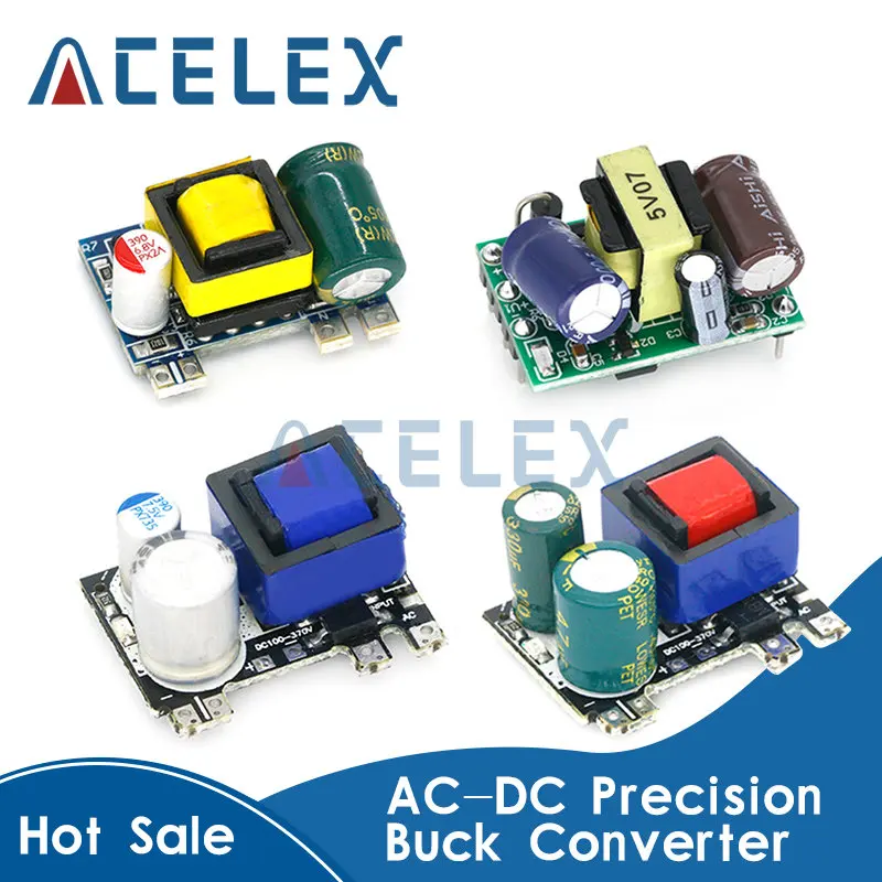 AC-DC-5V-700mA-12V-450mA-9V-500mA-3-5W-Precision-Buck-Converter-AC-220V ...
