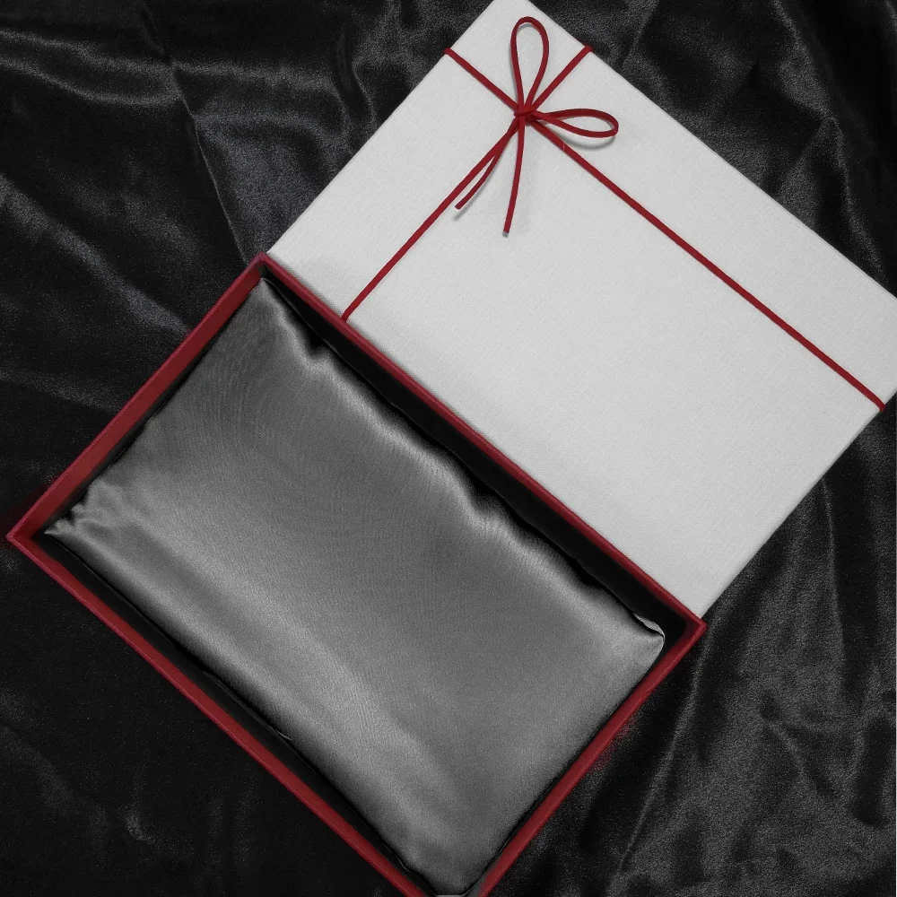 100% Natural Silk Pillowcase with Hidden Zipper 25Momme Luxury High Quality Two Sides Mulberry Silk Pillow Case 4