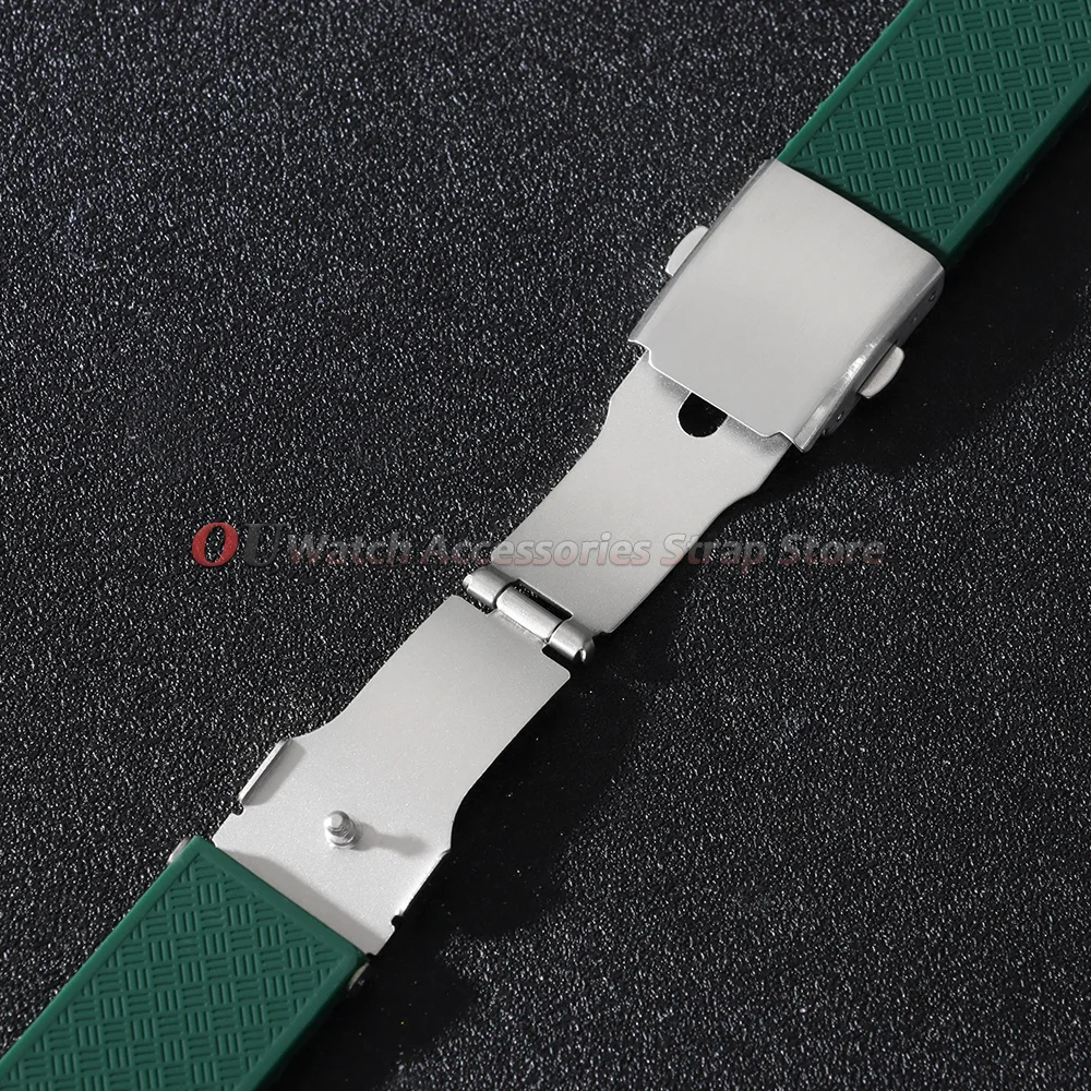 Enhanced Waterproof Adjustable Silicone Watch Strap - Universal Design