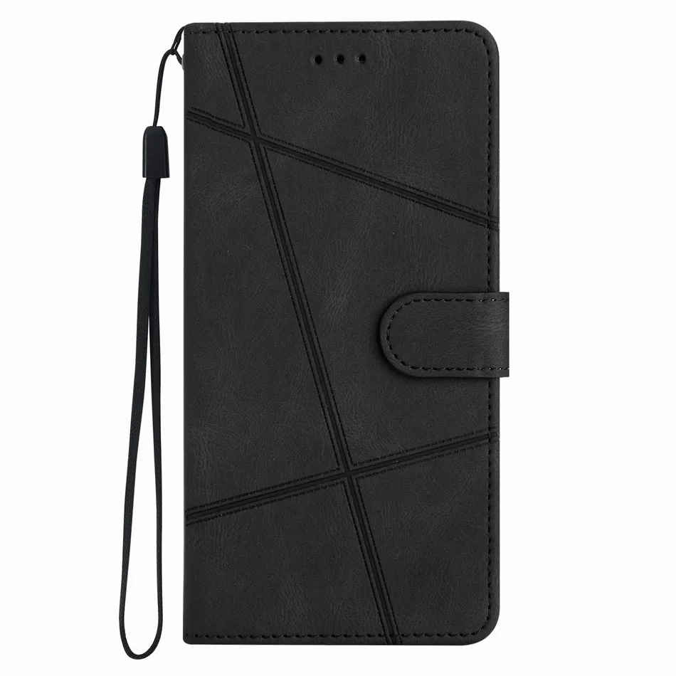 Versatile Card Slot Flip Protective Case - Simple and Stylish Design