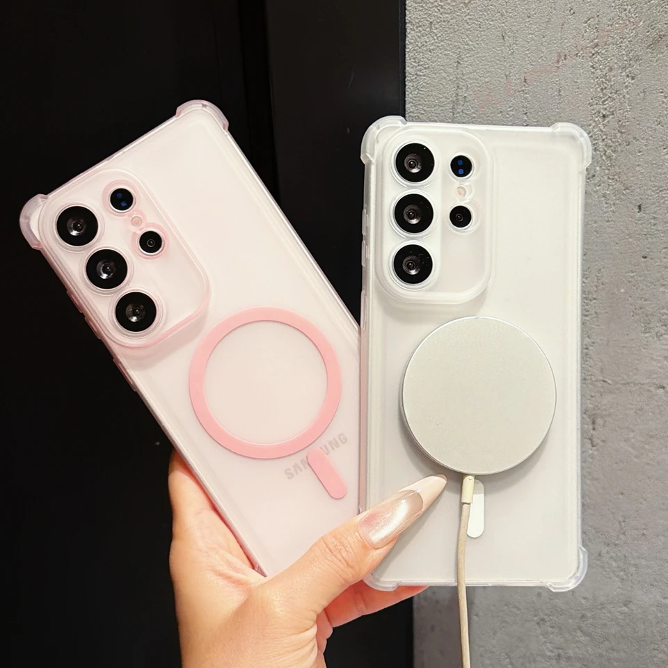 Magnetic Shockproof Silicone Magsafe Phone Case Cover