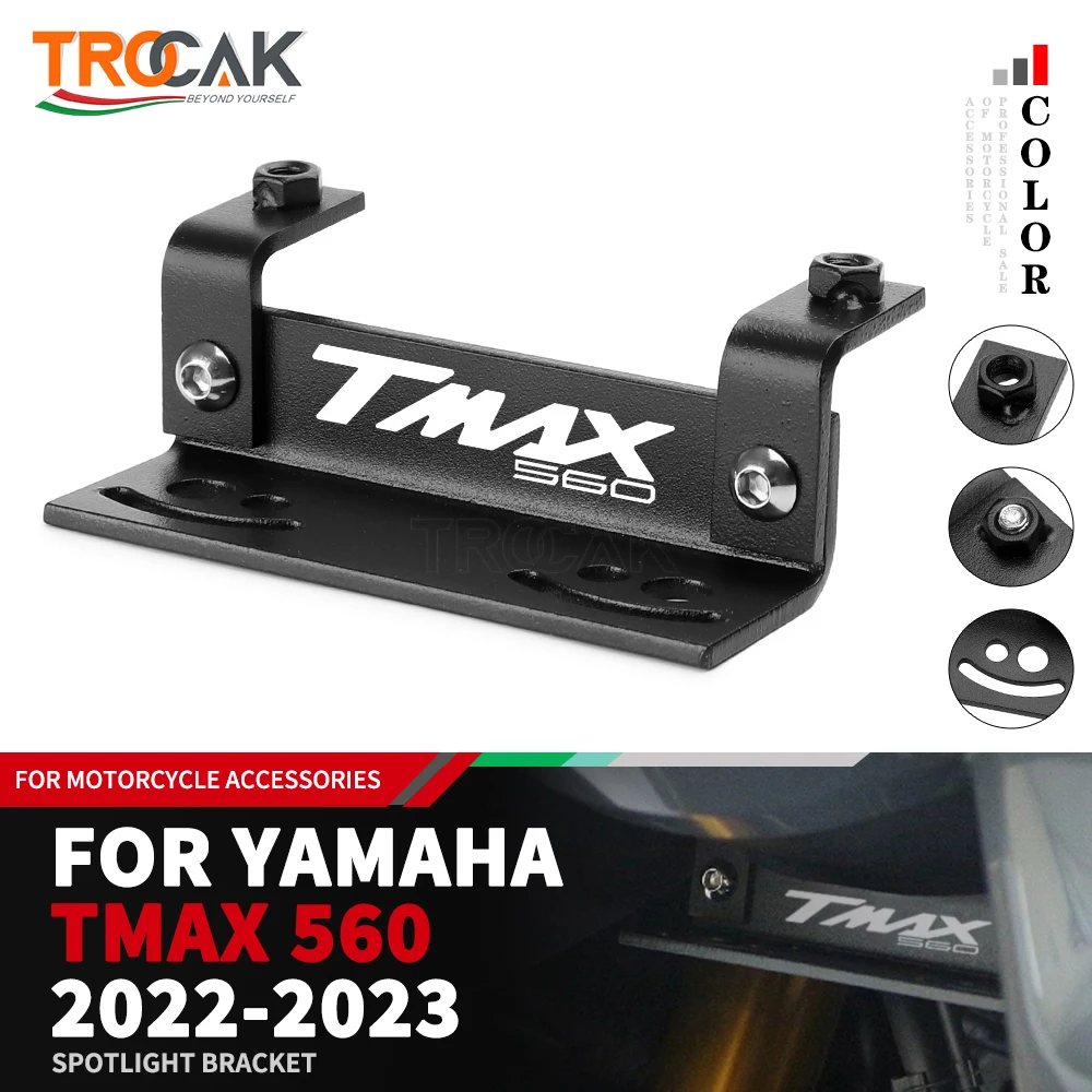 NEW Spotlight bracket For YAMAHA t max 560 Motorcycle Accessorier 2022 2023  Auxiliary lamp bracket TMAX 560 Additional lamp - AliExpress