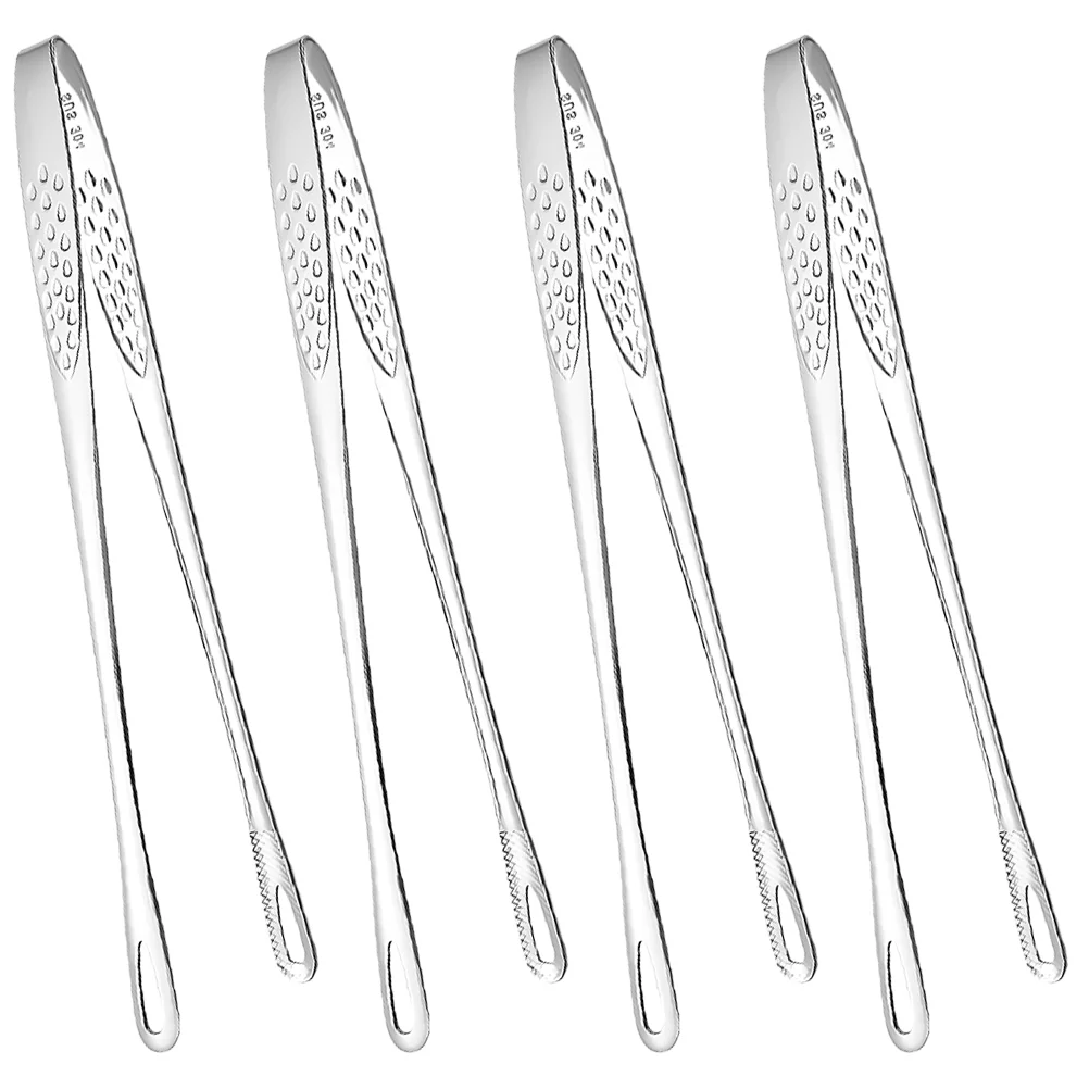 

Stainless Steel Kitchen Tongs for Toast Grill Serving Cooking Clamp Barbecue Steak