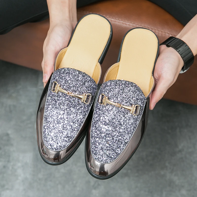 Casual Shoes For Men Mens Half Loafers Luxury Designer Brand Men's