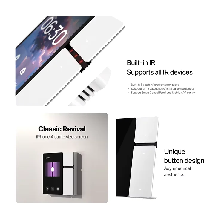 TUYA smart central control panel mini Scene mode Touch screen wifi intelligente relay Infrared remote control Bluetooths Sigmesh 2