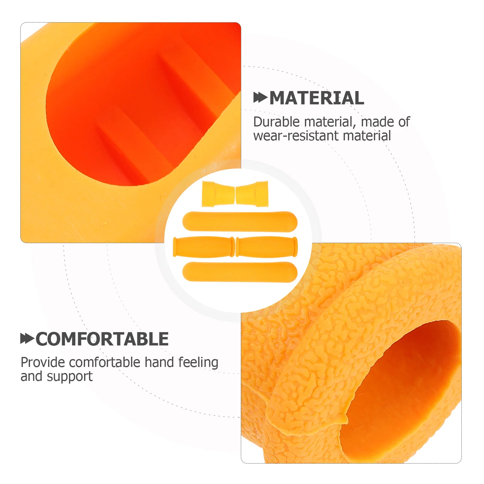 Crutch accessory kit 1 Set of Feet Cap Underarm Crutch Pad Walking Crutch Kit Hand Grip for Accessory
