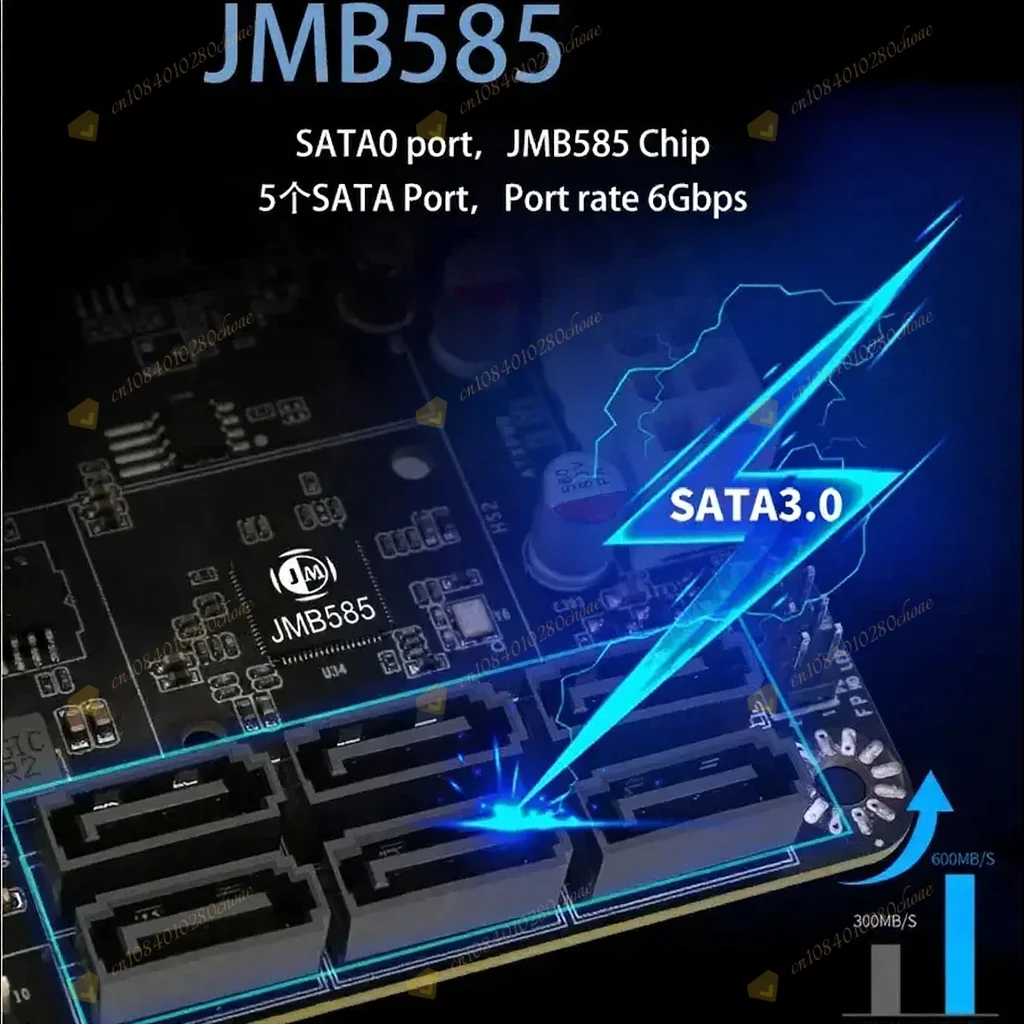 N6005 Industrial Motherboard NAS Motherboards 4 Cores 4 Threads Low Power Proces