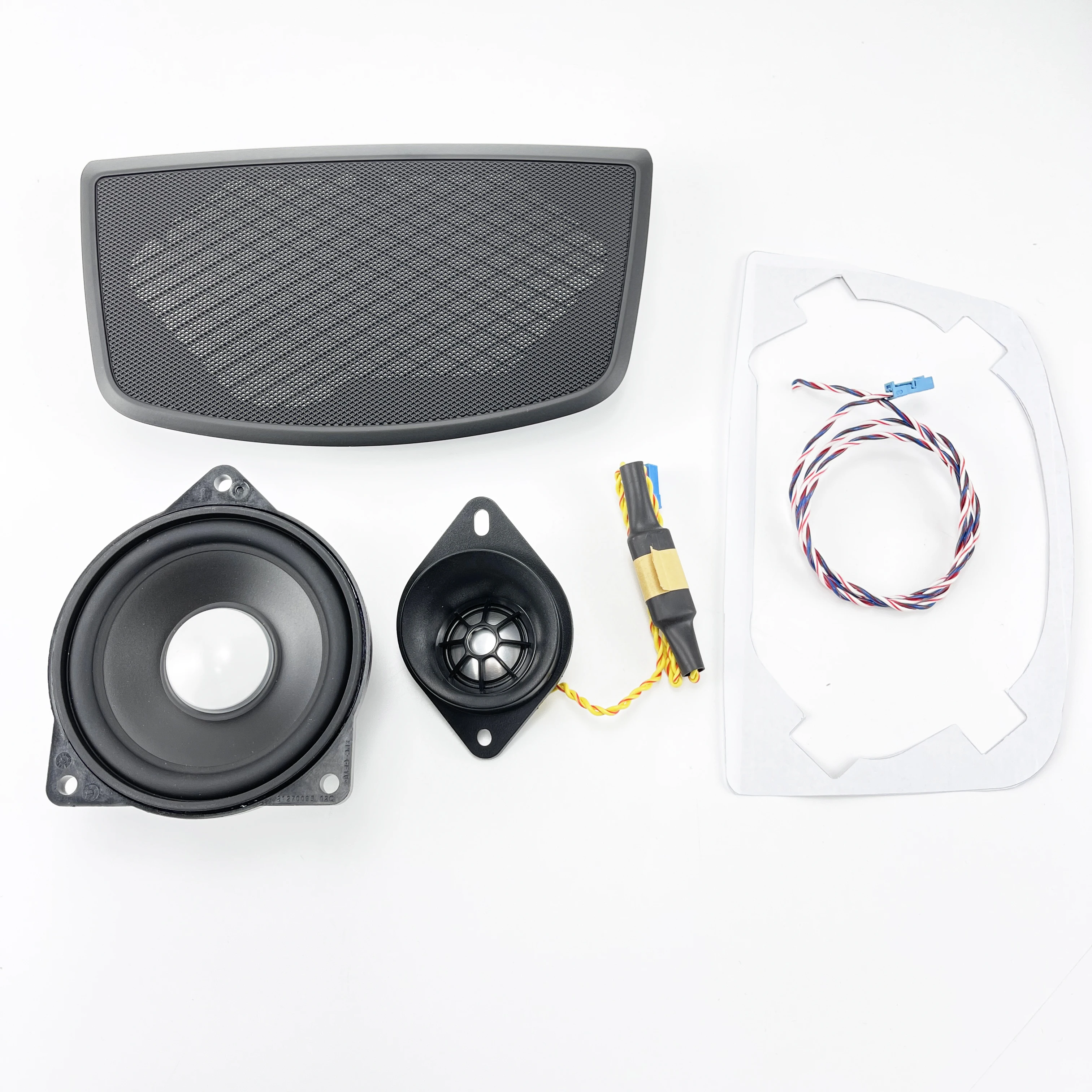 DIYUCAR 3x Klima- & Audio-Knöpfe In Matt-Silber Für BMW 1-4 Serie F30 F34 F46 GT X1 F48