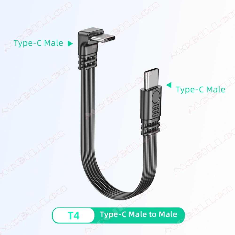 ตัวเลือกสินค้า สายชาร์จ USB-C 90 องศา 45W สำหรับมือถือและแท็บเล็ต