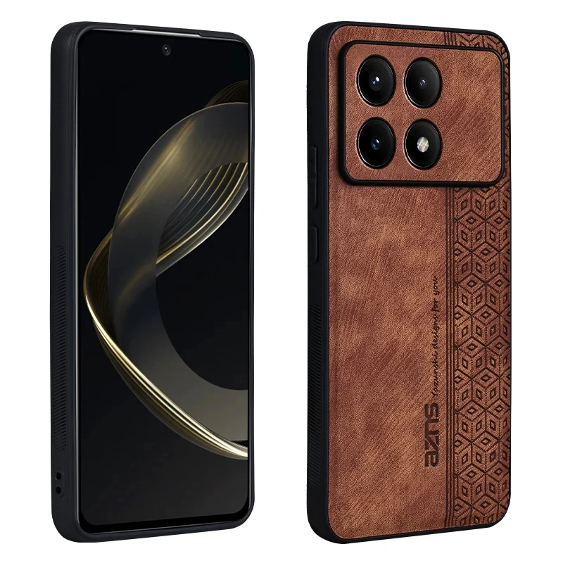 Luxury Leather Embossed Shockproof Phone Case