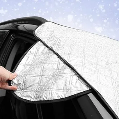 Ablak Szélvédő Napfény Árnyékolt Szigetelt Tartós Gyakorlati Multifunkcionális Hordozható Autóhoz Autóellő - Image 4