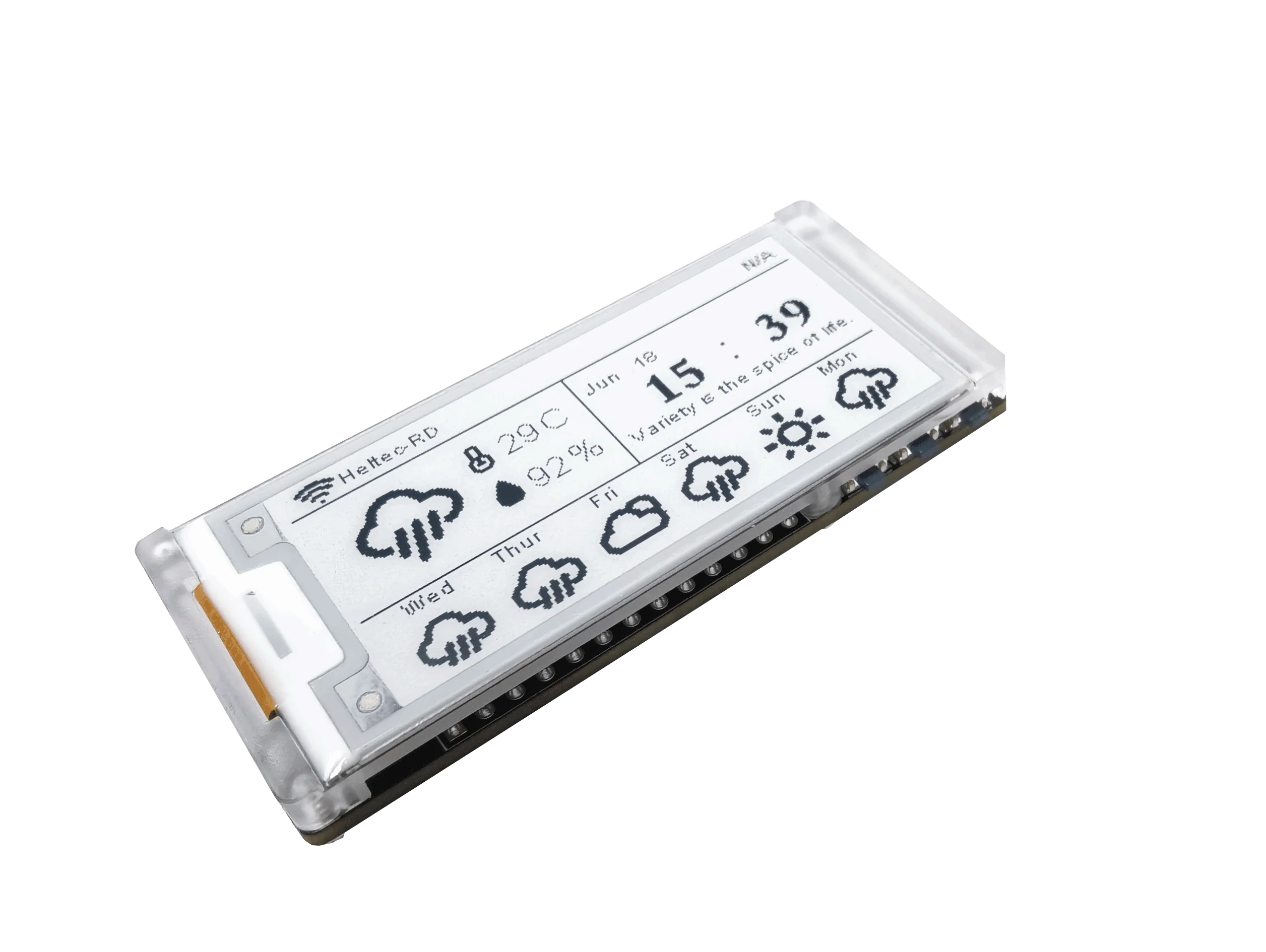 Heltec 2.13 Inch E-Ink Meshtastic Display LoRaWAN Arduino ESP32S3 E-Paper Monito