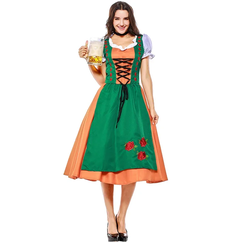 

Beer Woman Bavarian Beer Girl Costume Sexy Oktoberfest Festival Carnival Party Fancy Dress Halloween Costume For Women