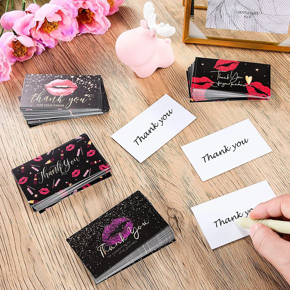 Gift Presentation Cards Flowers Branches Thank You Wedding Gifts X098