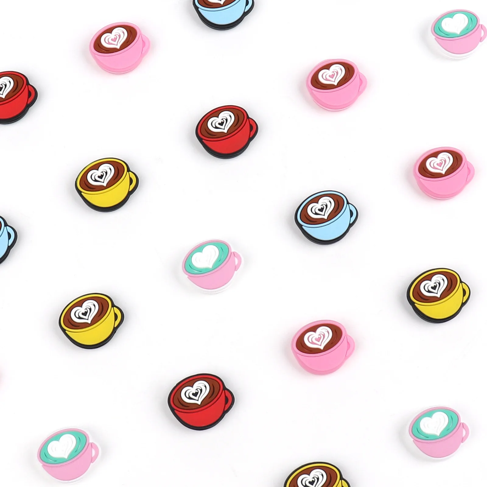 Creative Coffee Cup Thumb Stick Grip Cap Joystick Cover Per Switch Oled Ns Lite Joy-Con Silicone Soft Thumbstick Case Protector