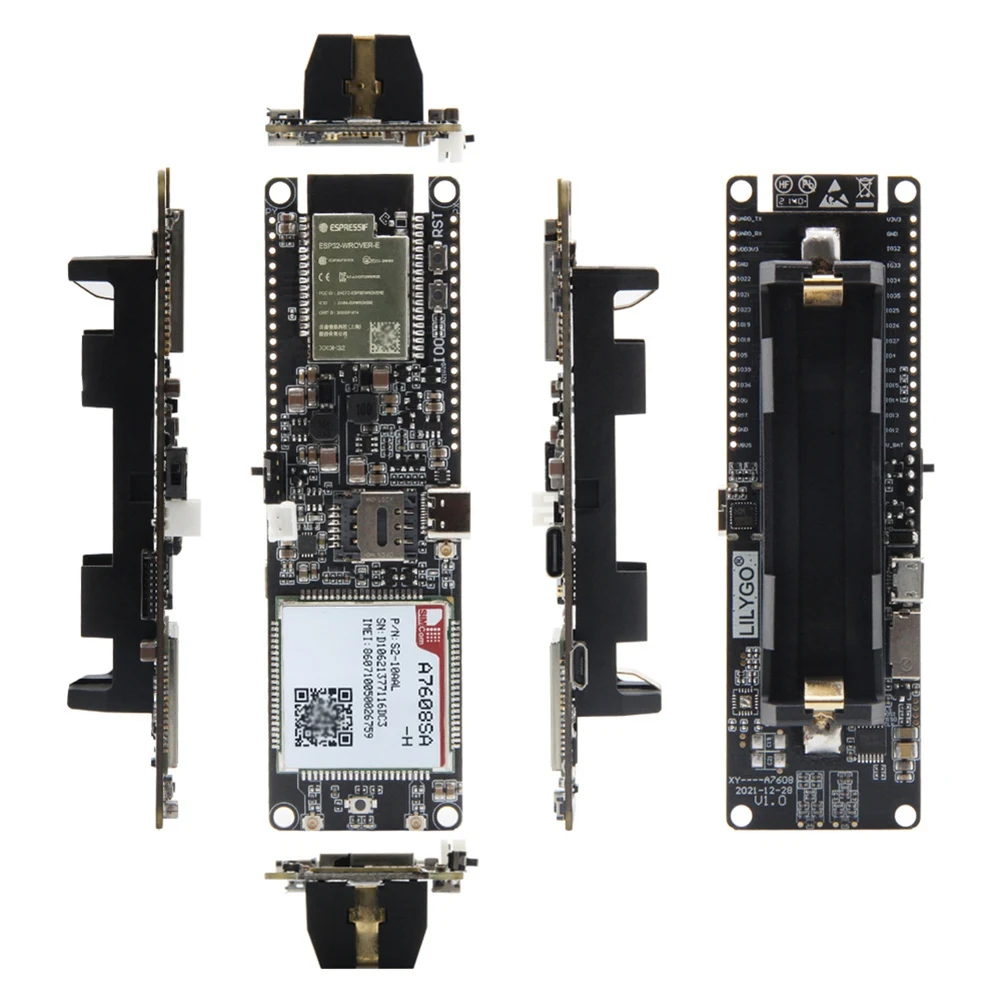 T-A7608E-H ESP32 SIM LTE Ʈũ GPS ׳ ESP32-WROVER-E   WiFi   