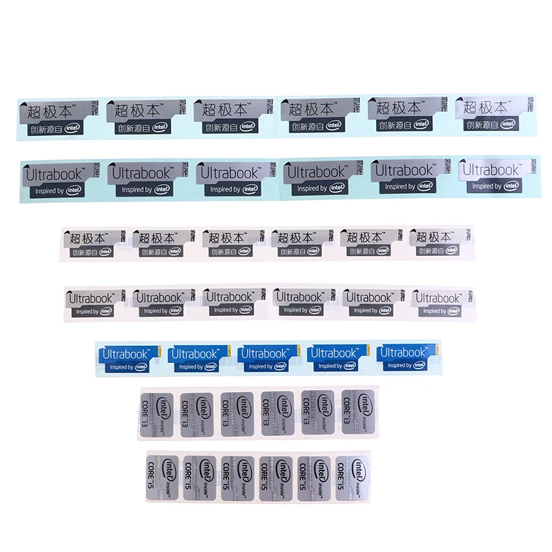 5pcs Ultrabook Performance Label Sticker Laptop Intel Core Four-generation Core I3 I5